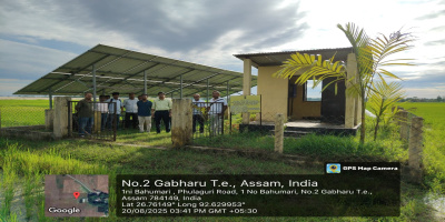 Addl. CE ,O&M(Minor and Micro Irrigation) cum Guardian Officer of Sonitpur District & Director,O&M(Minor &Micro Irrigation) along with EE, AEE and officials of Tezpur-Rangapara Division, visited various schemes under Tezpur and Rangapara LACs