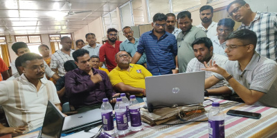 A training programme held for sensitising participants on the digital procedure, ID creation, and entry of field data at different levels for the 7th Minor Irrigation and 2nd Water Bodies Census.
