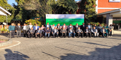 Review meeting with Secretary (V L Kantha Rao,IAS) MoJS and other MoJS officer and all 8 North east State, Assam, Manipur, Mizoram, Tripura, Meghalaya, West Bengal,Nagaland,Sikkim held at Brahmaputra Board regarding all central sponsored schemes