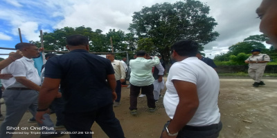 Honourable minister of Irrigation has inaugurated the scheme of Sakumata FIS under NABARD of Biswanath Behali Division 