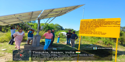 Installation of Solar Powered Shallow Tube Well Irrigation Scheme at Sadiya LAC (4 Points) under RIDF-XXX (NABARD) for the year 2024–25