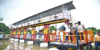 Honourable minister of Irrigation has inaugurated the scheme of Sakumata FIS under NABARD of Biswanath Behali Division 