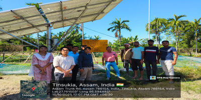 Installation of Solar Powered Shallow Tube Well Irrigation Scheme at Sadiya LAC (4 Points) under RIDF-XXX (NABARD) for the year 2024–25