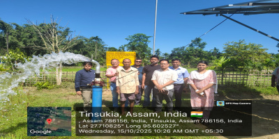 Installation of Solar Powered Shallow Tube Well Irrigation Scheme at Sadiya LAC (4 Points) under RIDF-XXX (NABARD) for the year 2024–25