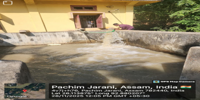 Site visit by Additional Chef Engineer( O&M) along with Executive Engineer, AEE, SO and field staffs for the LIS from River Jamuna at Namati 10 point ( Point no-1&3 ) under M&R works 2025-26, Hojai- Lumding- Binnakandi Division (Irrigation)