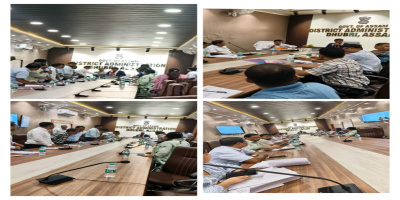 Joint Review Meeting of Fishery and Irrigation Departments Held at Circuit House, Dhubri; Chaired by  Additional Chief Secretary to Govt of Assam, Department of Fisheries and Irrigation