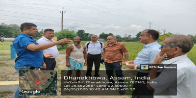 Visit of Secretary Sir, Dy Secretary (Works) Sir alongwith SE Sir