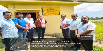 Visit of Secretary Sir, Dy Secretary (Works) Sir alongwith SE,Nagaon Circle to various irrigation schemes