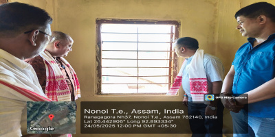 Visit of Secretary Sir, Dy Secretary (Works) Sir alongwith SE,Nagaon Circle to various irrigation schemes