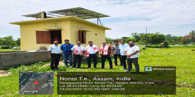 Visit of Secretary Sir, Dy Secretary (Works) Sir alongwith SE,Nagaon Circle to various irrigation schemes